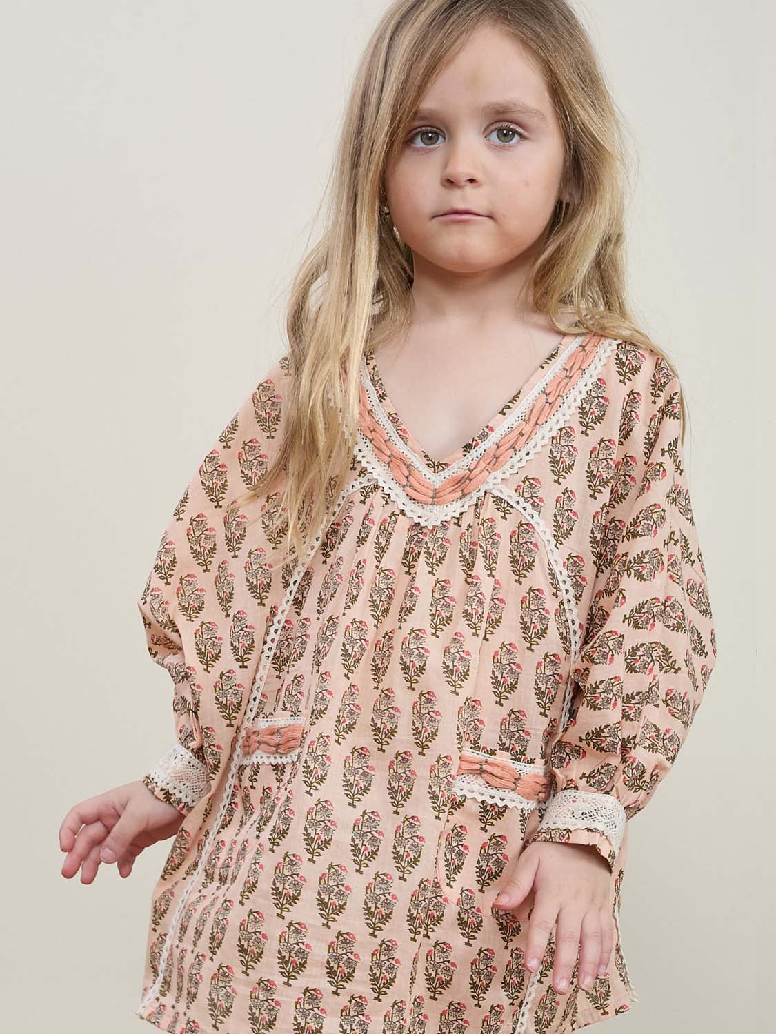 Aditi Kaftan Print Kids