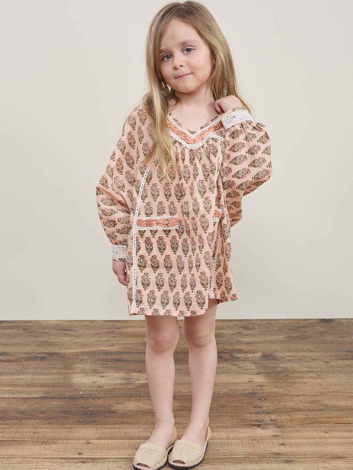 Aditi Kaftan Print Kids