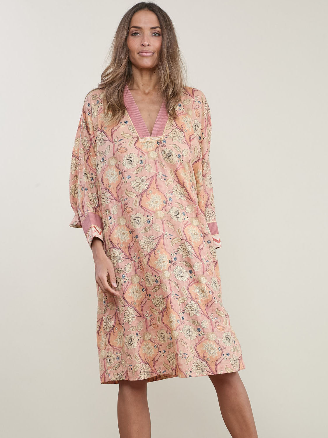 Amam Tunic Pink-Print