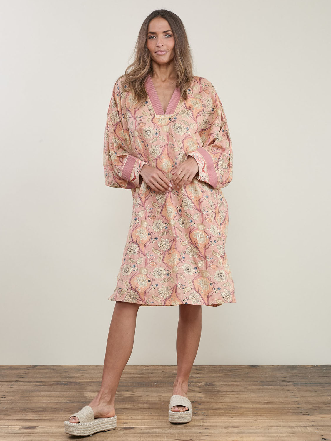 Amam Tunic Pink-Print