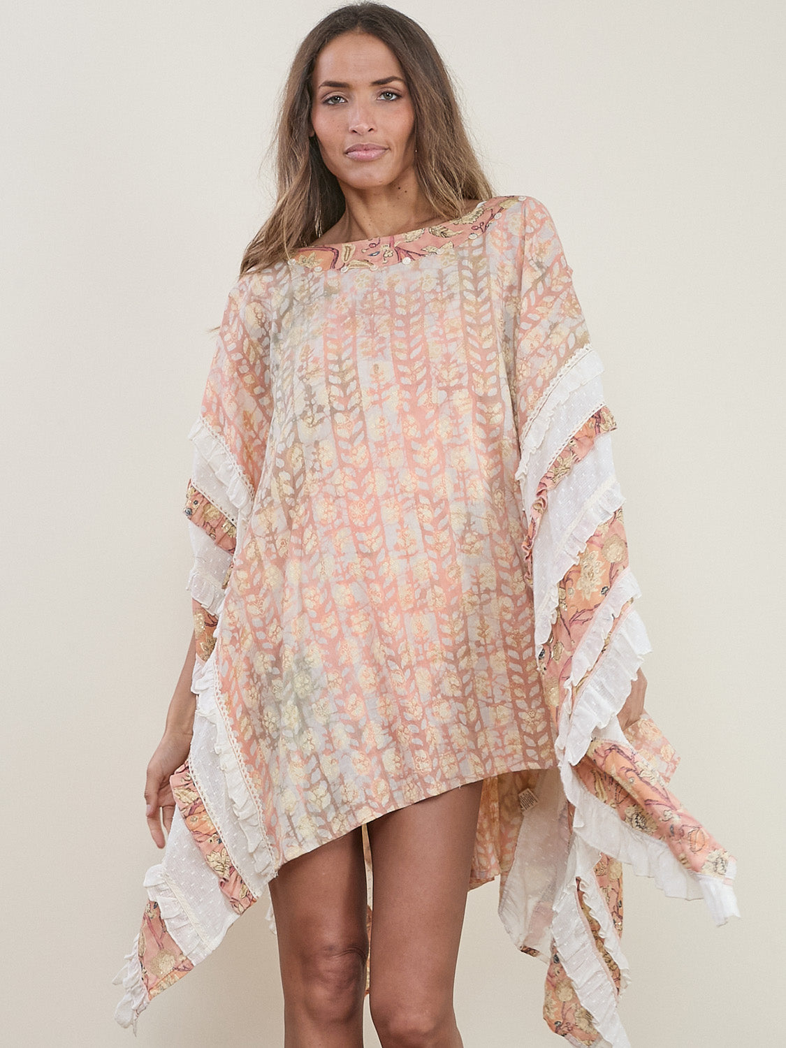 Ganesha Poncho Orange