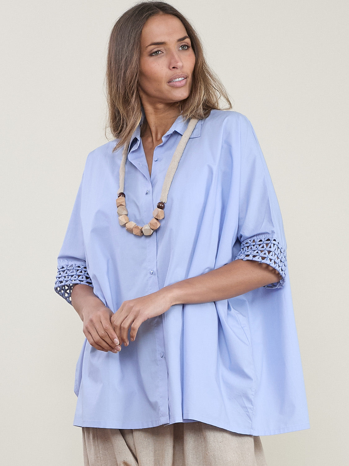 Isha Blouse Blue