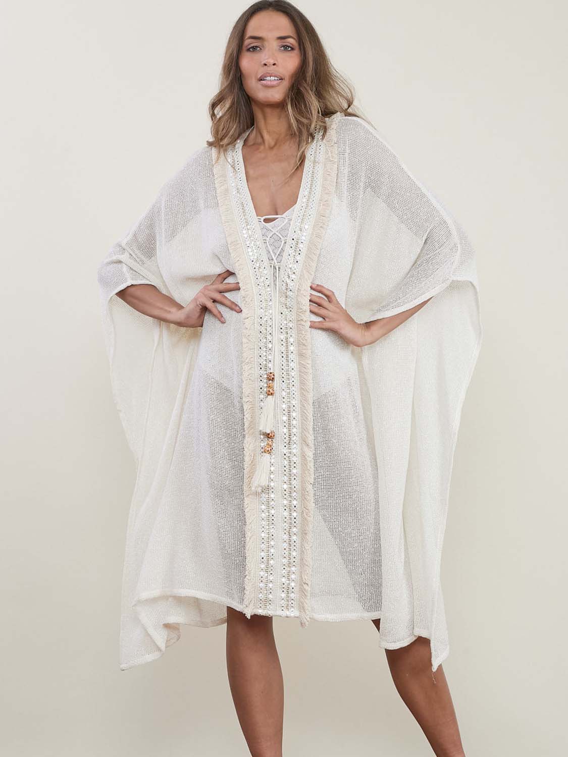 Khan Kaftan Cream