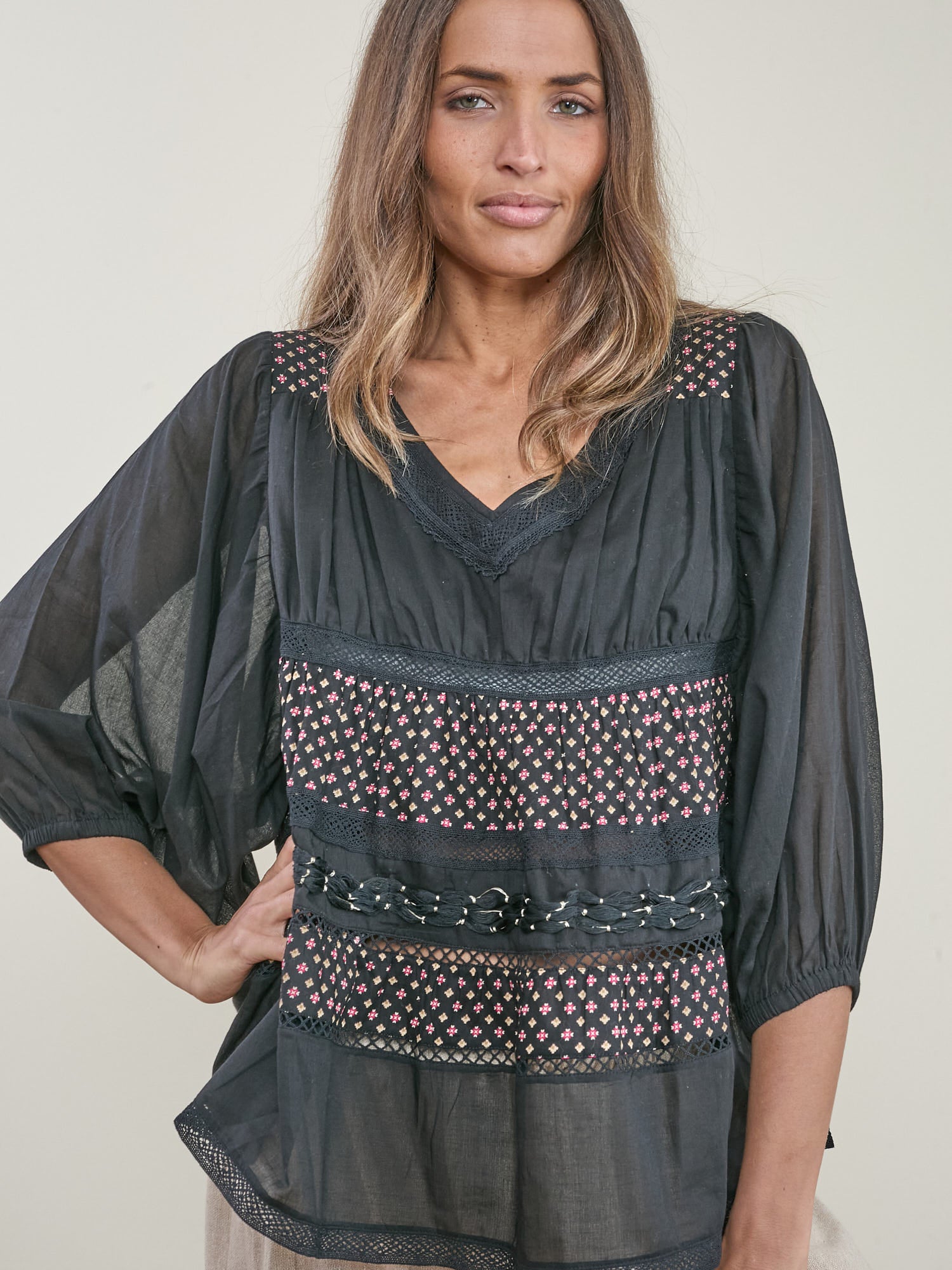 Mungler Blouse Black