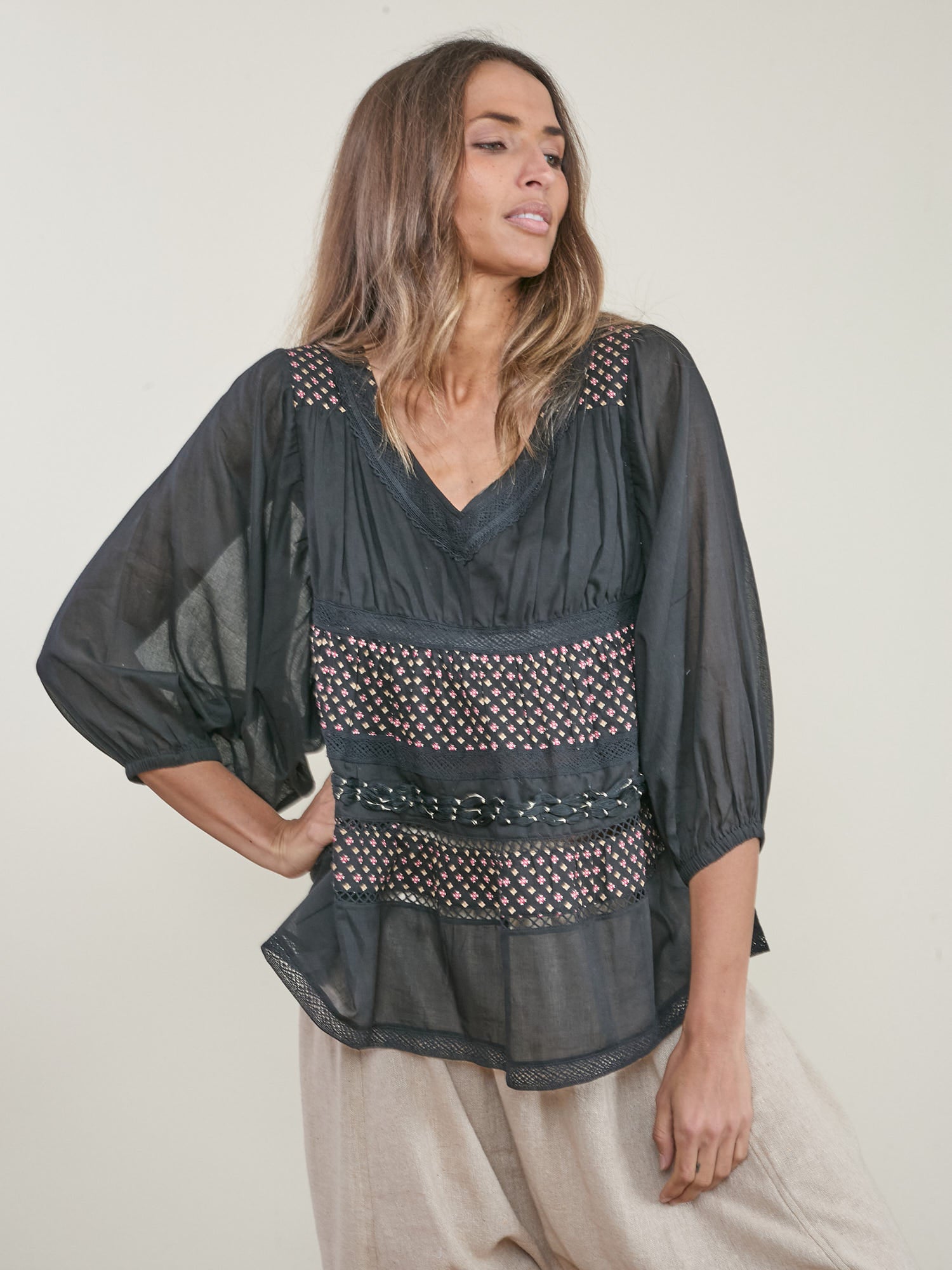 Mungler Blouse Black