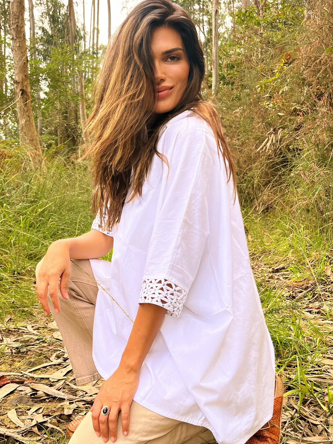 Isha Blouse White