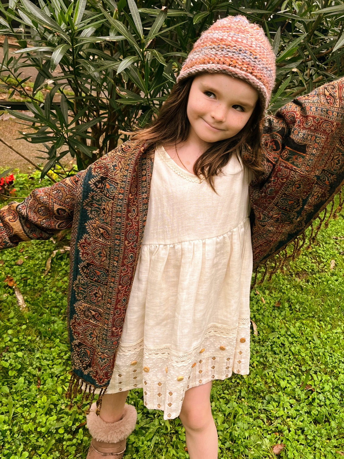 Radha Kid Jacket Brown