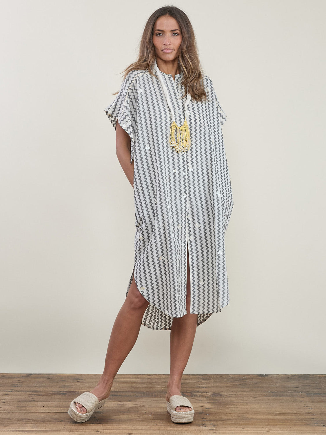 Shankar Tunic Zig-Zag Print